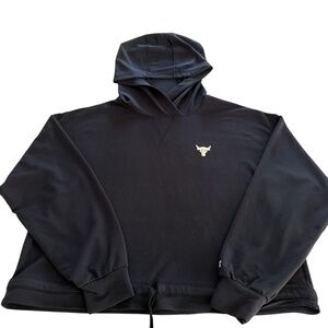 Women's Under Armour Blood Sweat Respect Loose Cropped Hoodie